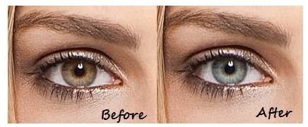 Lacey's Natural Iris Color