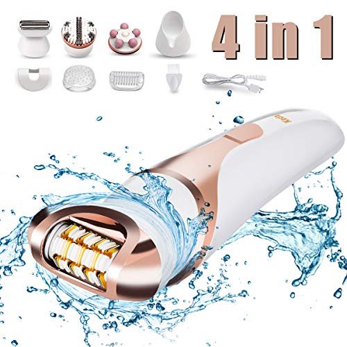 Hizek 4 in 1 Cordless Wet & Dry Electronic Hair Removal