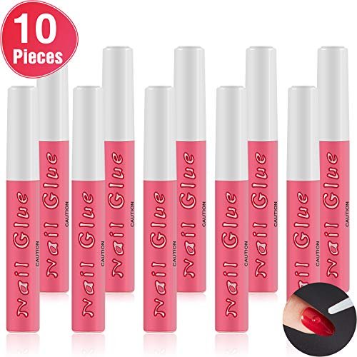 Yaomiao 10 Pieces Nail Tip Glue