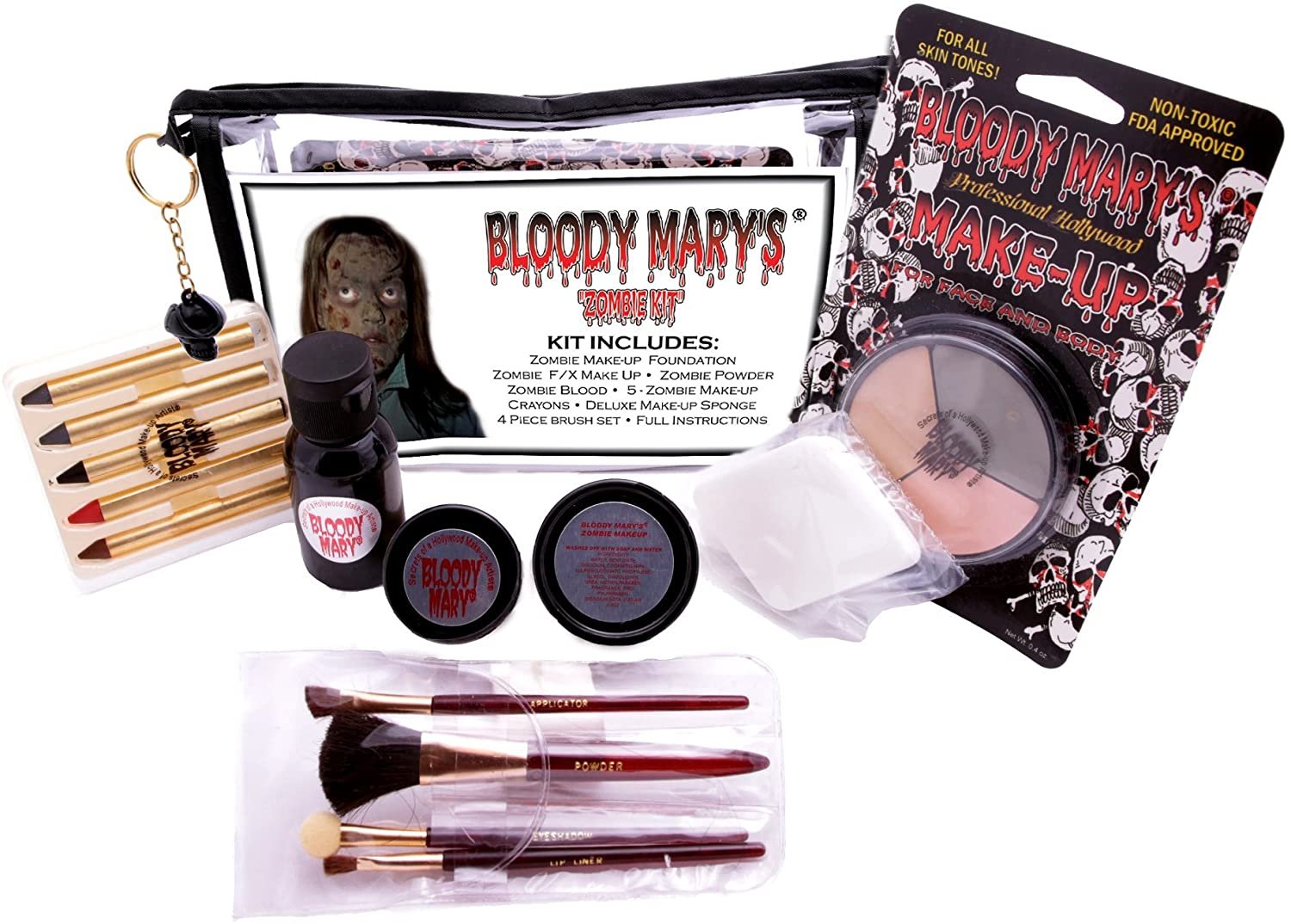 Zombie Makeup Kit By Bloody Mary