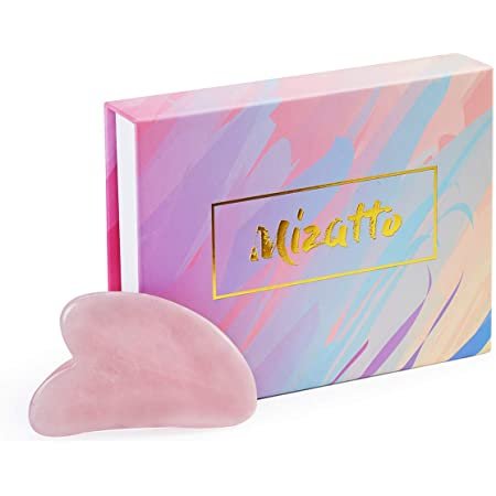 MIZATTO Rose Quartz Gua Sha Tool