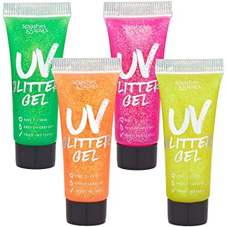 UV Glitter Body Paint Gel