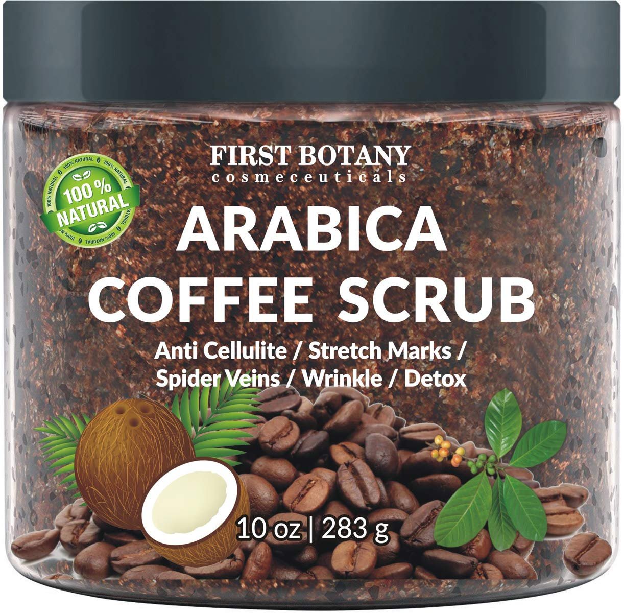 100% Natural Arabica Coffee Scrub