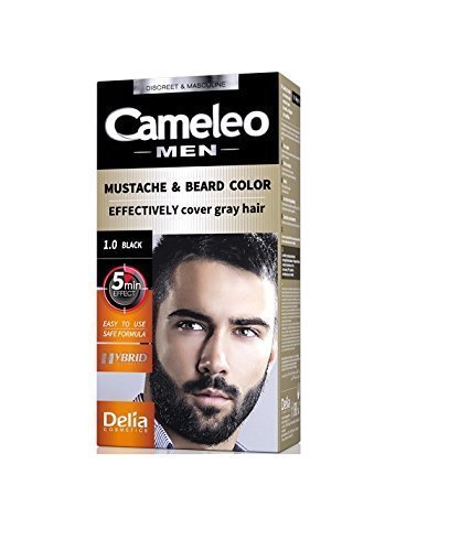 Cameleo Men Hair Beard Mustache Black Color Cream