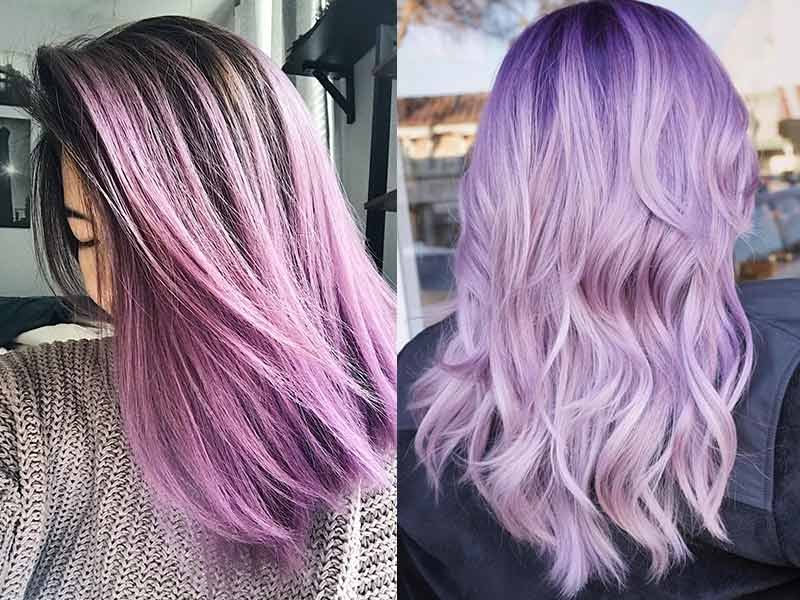 How to Lighten Dark Purple Hair at Home?