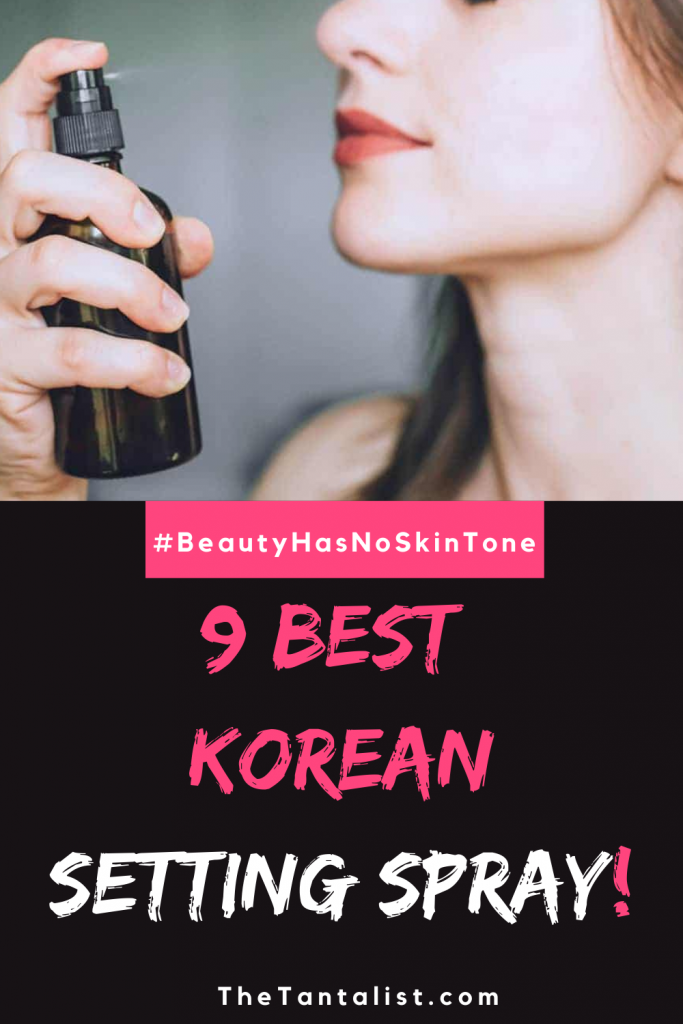 9 Best Korean Setting Spray