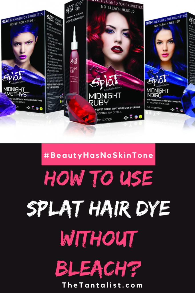 How to Use Splat Hair Dye without Bleach